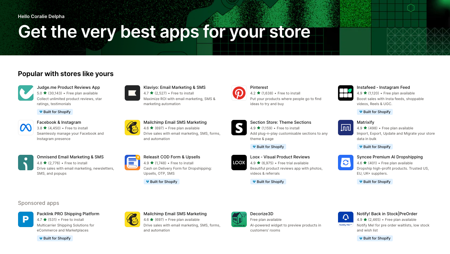 Shopify App Store
