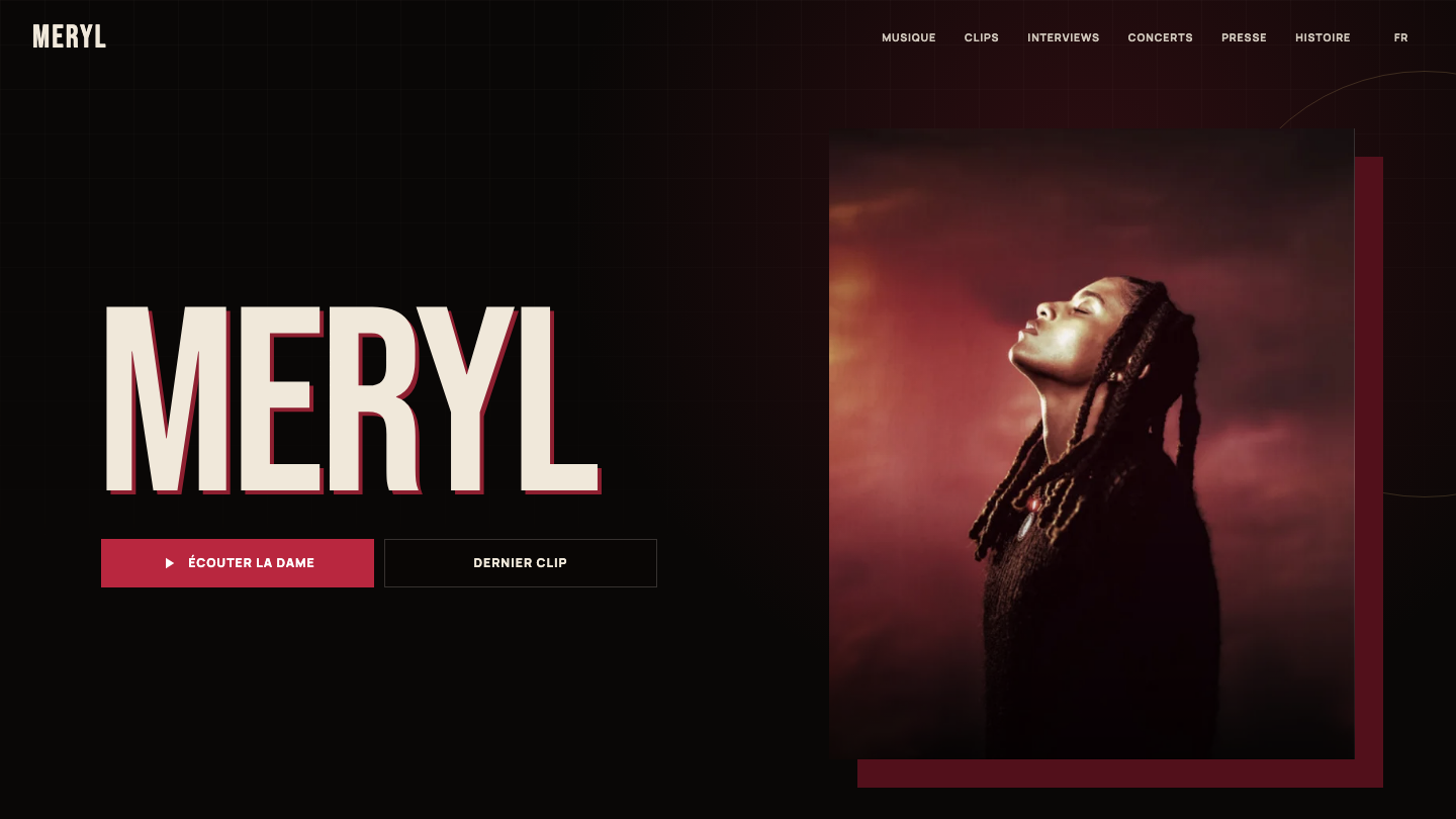 Meryl270 website homepage