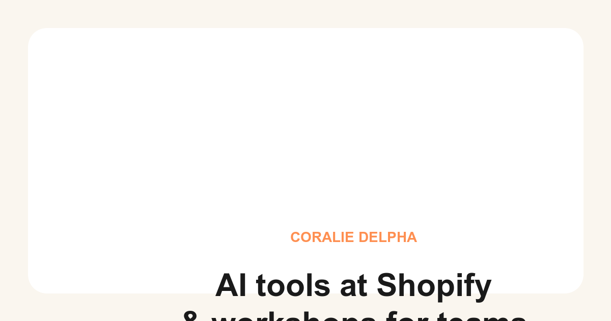 Coralie Delpha freelance Shopify developer